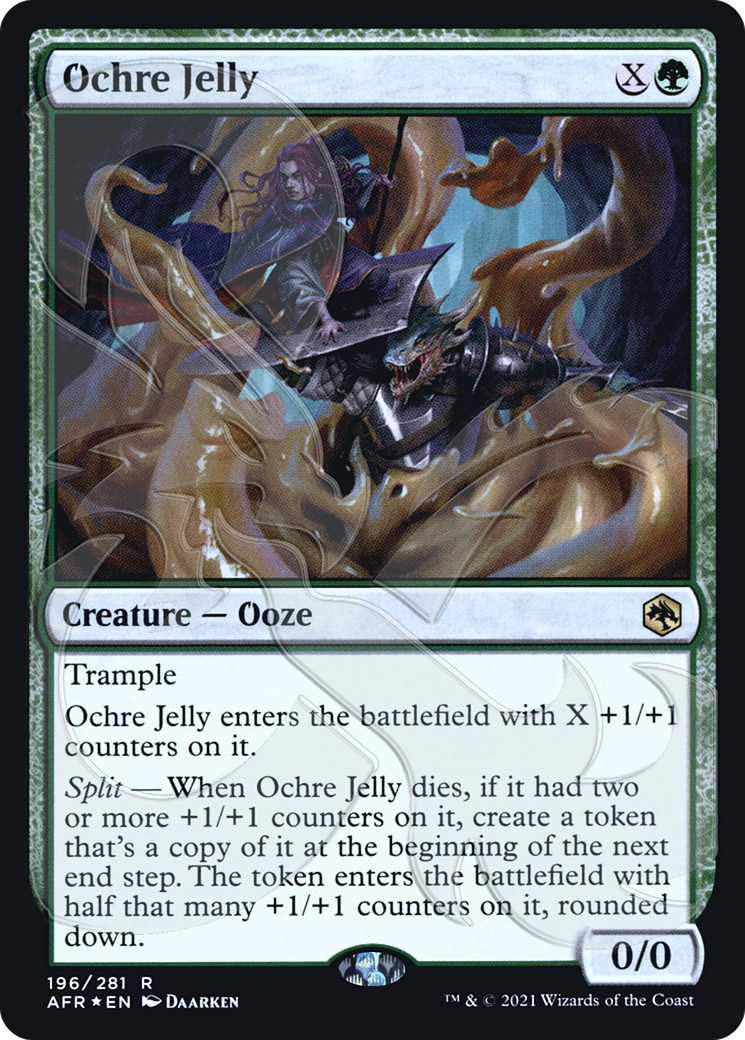 Ochre Jelly (196) Foil - Adventures in the Forgotten Realms Promos
