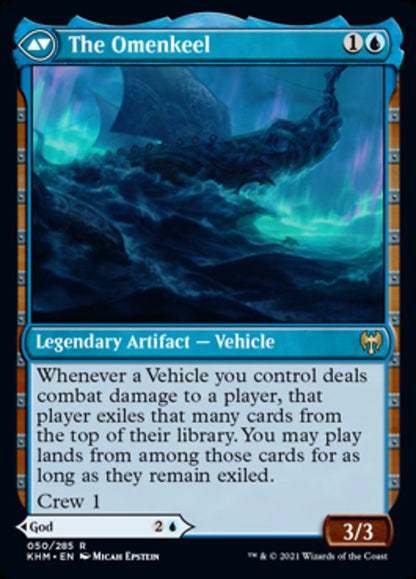 Cosima, God of the Voyage // The Omenkeel (050) Foil - Kaldheim