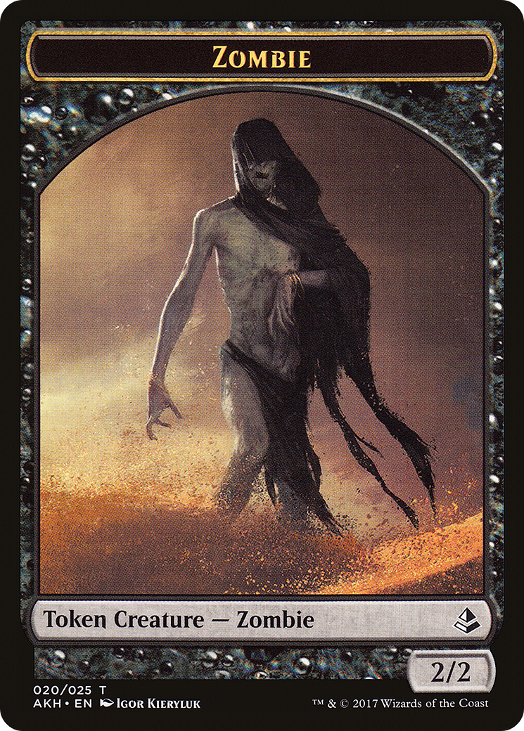 Zombie Token (020) - Amonkhet Tokens