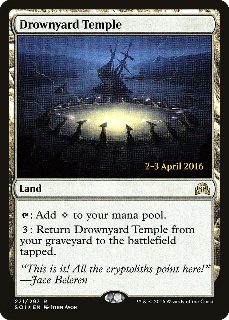 Drownyard Temple (271s) Foil - Shadows over Innistrad Promos