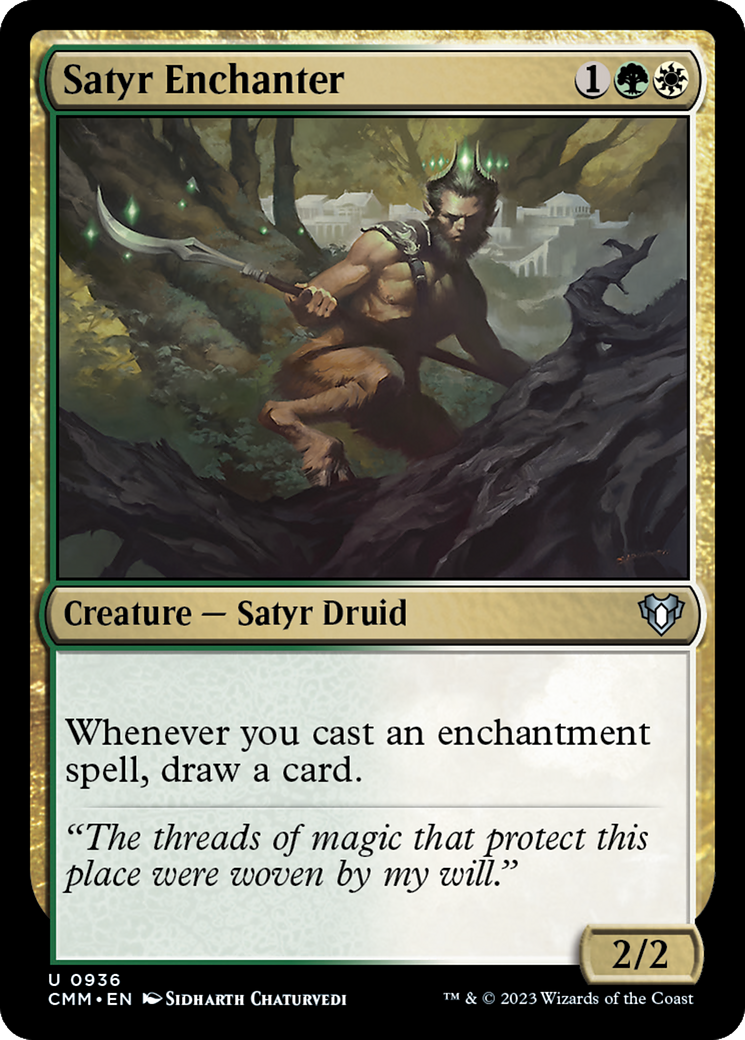 Satyr Enchanter [Commander Masters] | Silver Goblin