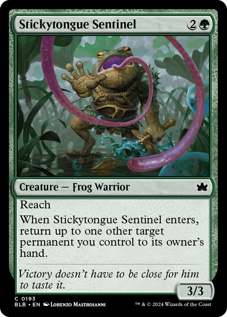 Stickytongue Sentinel (193) Foil - Bloomburrow