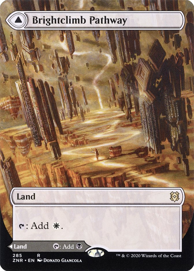Brightclimb Pathway // Grimclimb Pathway (Showcase) (285) Foil - Zendikar Rising