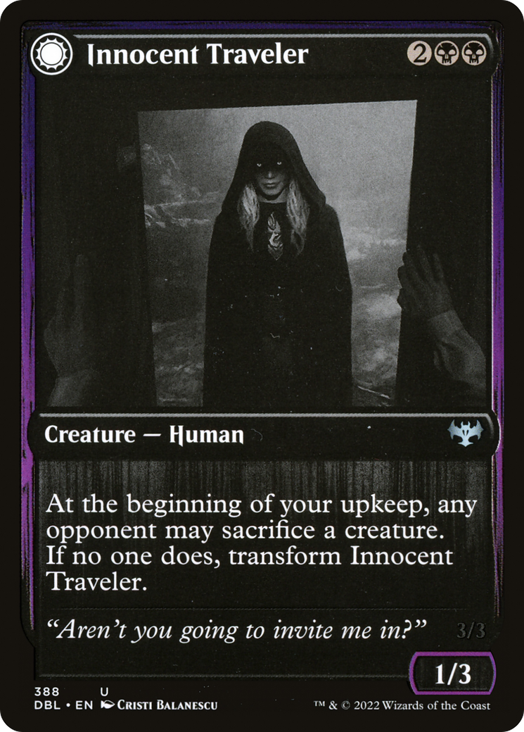 Innocent Traveler // Malicious Invader (388) - Innistrad: Double Feature