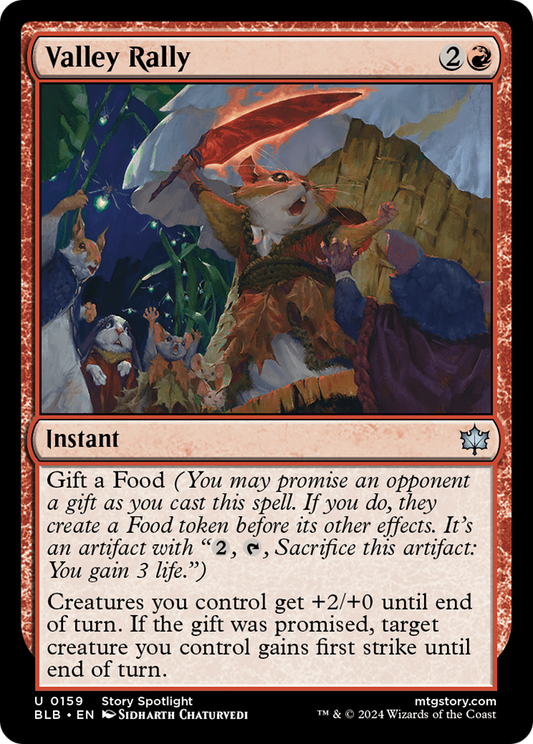 Valley Rally [Bloomburrow] Foil