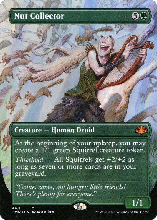 Nut Collector (Borderless Alternate Art) [Dominaria Remastered] Foil