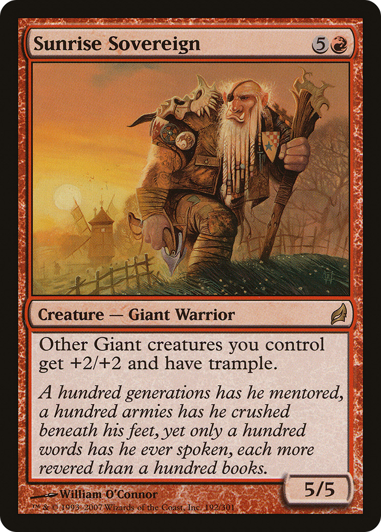 Sunrise Sovereign (192) Foil - Lorwyn
