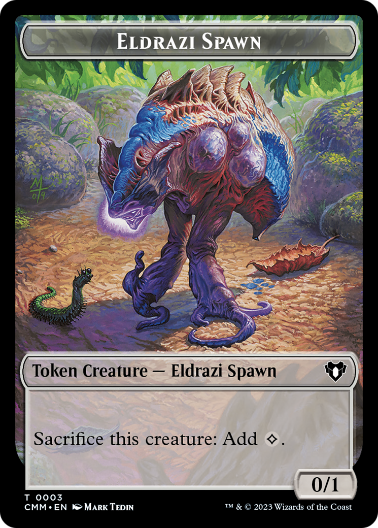 Eldrazi Spawn Token [Commander Masters Tokens] | Silver Goblin