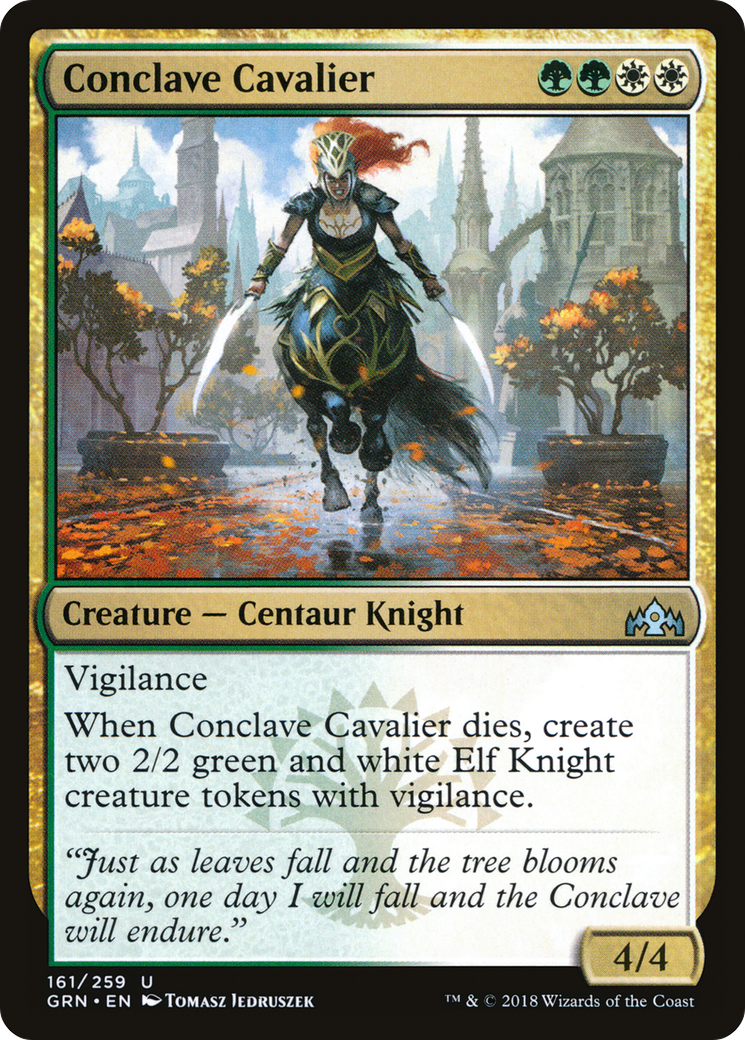 Conclave Cavalier (161) Foil - Guilds of Ravnica