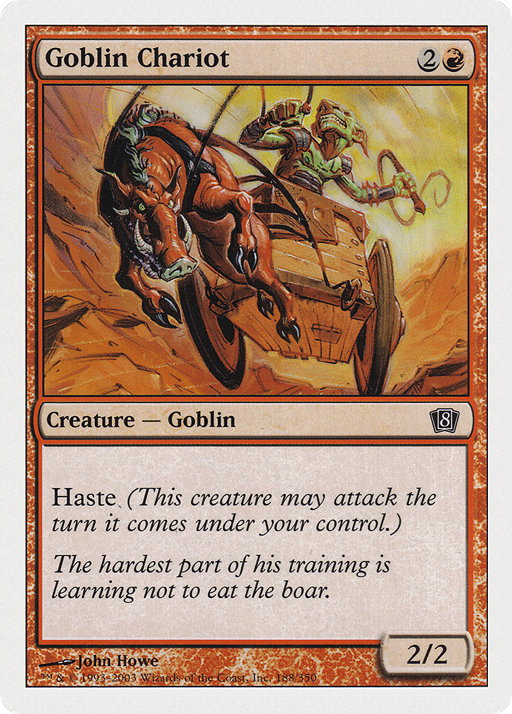 Goblin Chariot (188) Foil - Eighth Edition