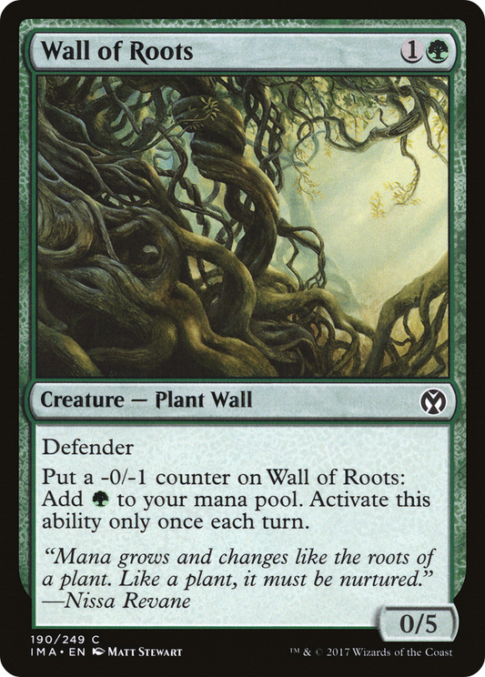 Wall of Roots (190) - Iconic Masters