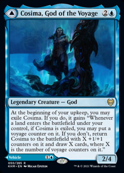 Cosima, God of the Voyage // The Omenkeel (050) Foil - Kaldheim