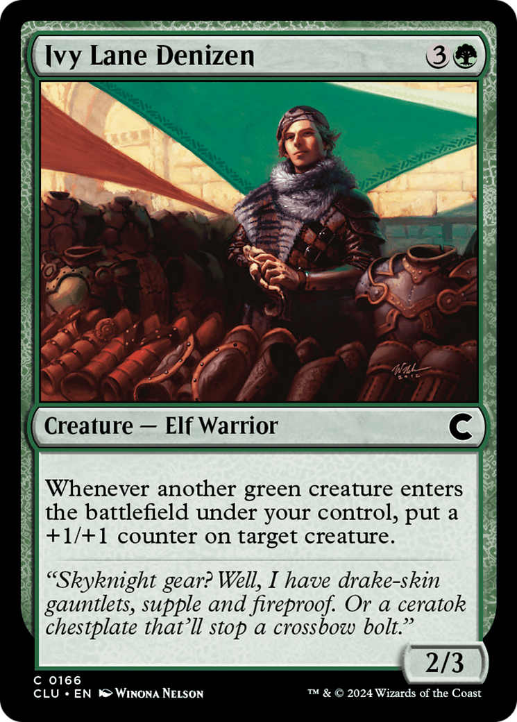 Ivy Lane Denizen (166) - Ravnica: Clue Edition