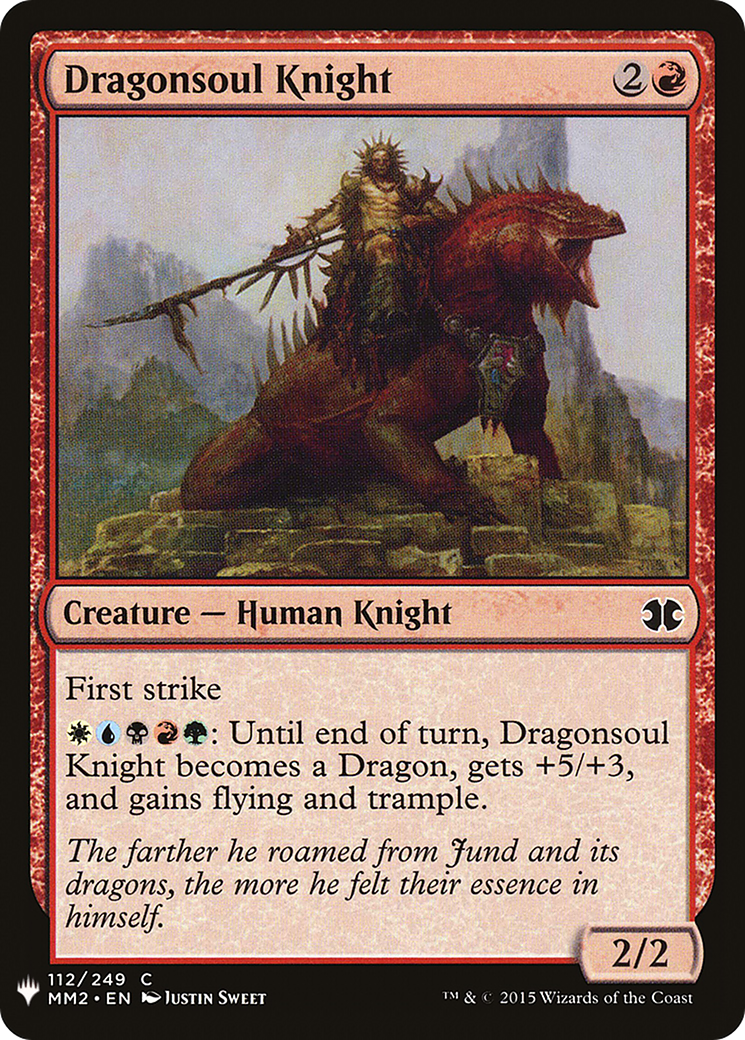 Dragonsoul Knight (MM2-112) - The List