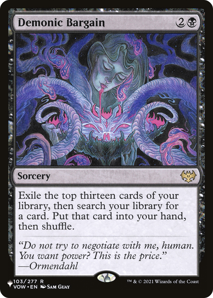 Demonic Bargain (VOW-103) - The List