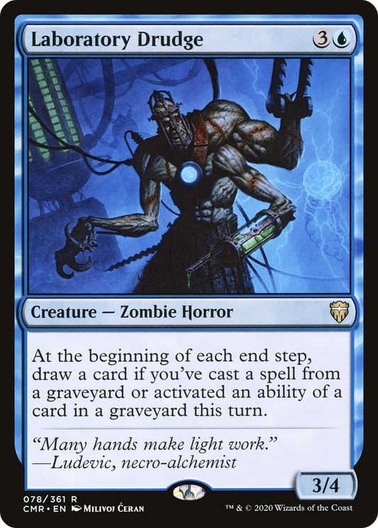 Laboratory Drudge (078) Foil - Commander Legends