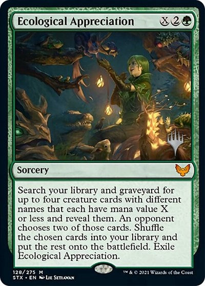 Ecological Appreciation (Promo Pack) [Strixhaven: School of Mages Promos] | Silver Goblin