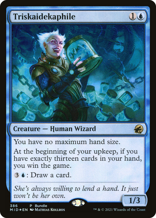 Triskaidekaphile (MID Bundle) (386) Foil - Innistrad: Midnight Hunt