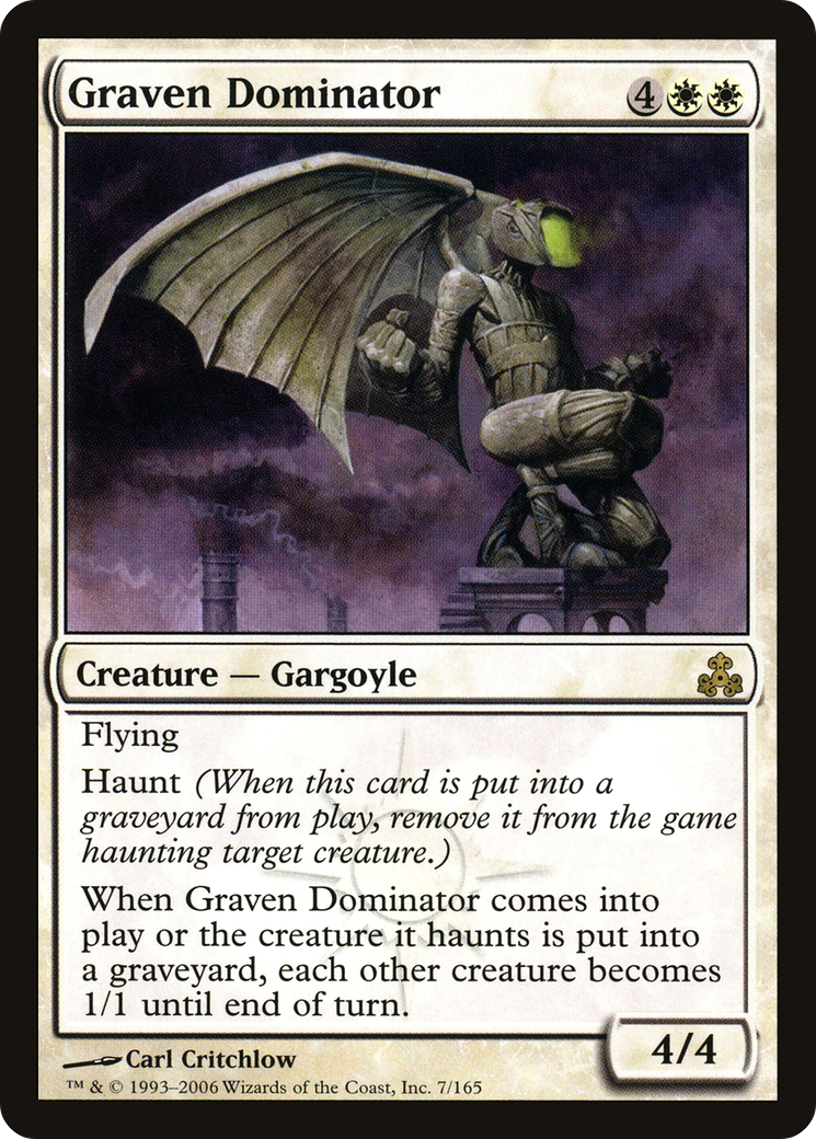 Graven Dominator [Guildpact] Foil