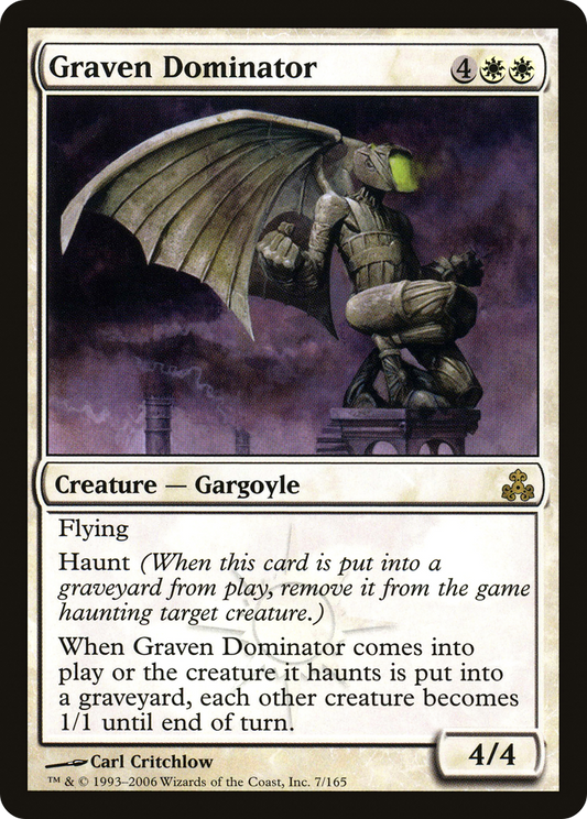 Graven Dominator [Guildpact] Foil