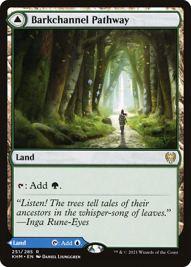 Barkchannel Pathway // Tidechannel Pathway (251) Foil - Kaldheim