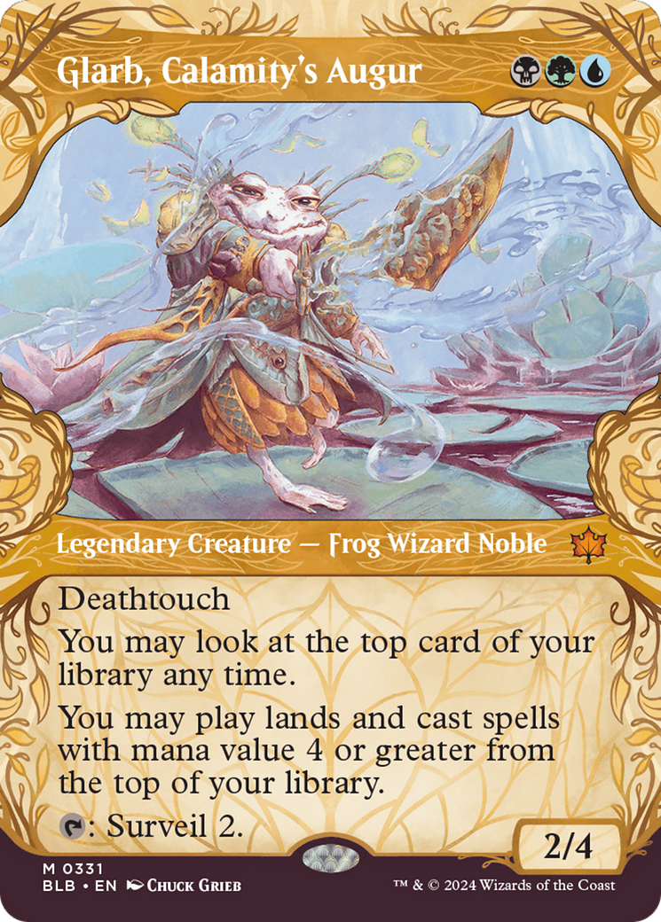 Glarb, Calamity's Augur (Showcase) (331) Foil - Bloomburrow