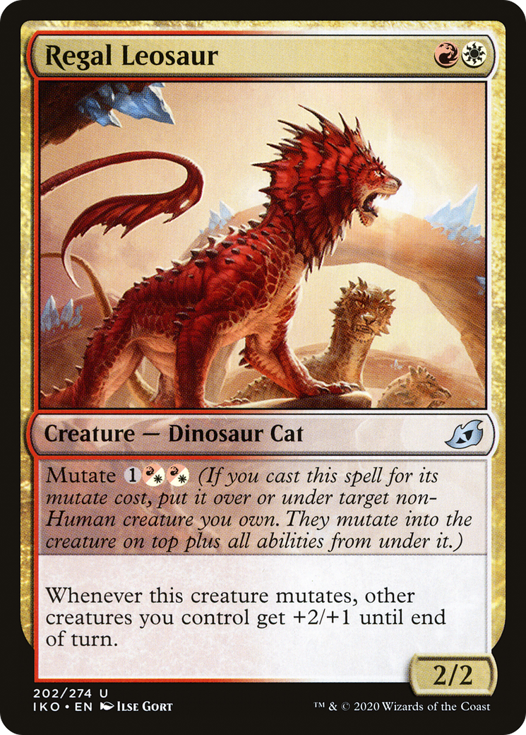 Regal Leosaur (202) Foil - Ikoria: Lair of Behemoths