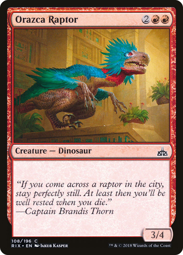 Orazca Raptor (108) Foil - Rivals of Ixalan
