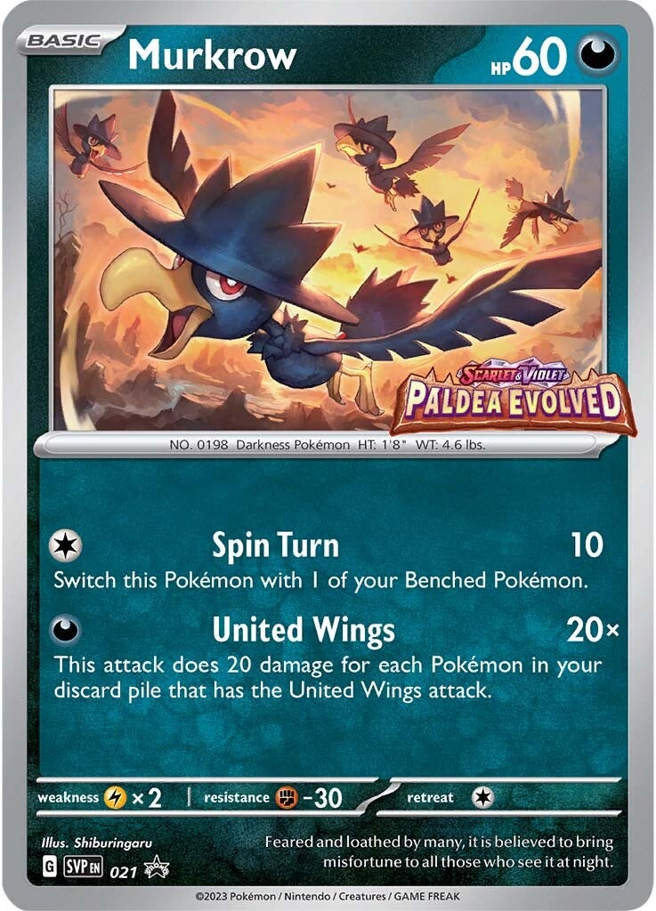 Murkrow (021) [Scarlet & Violet: Black Star Promos] | Silver Goblin