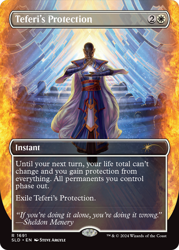 Teferi's Protection (1691) [Secret Lair: Sheldon's Spellbook] | Silver Goblin