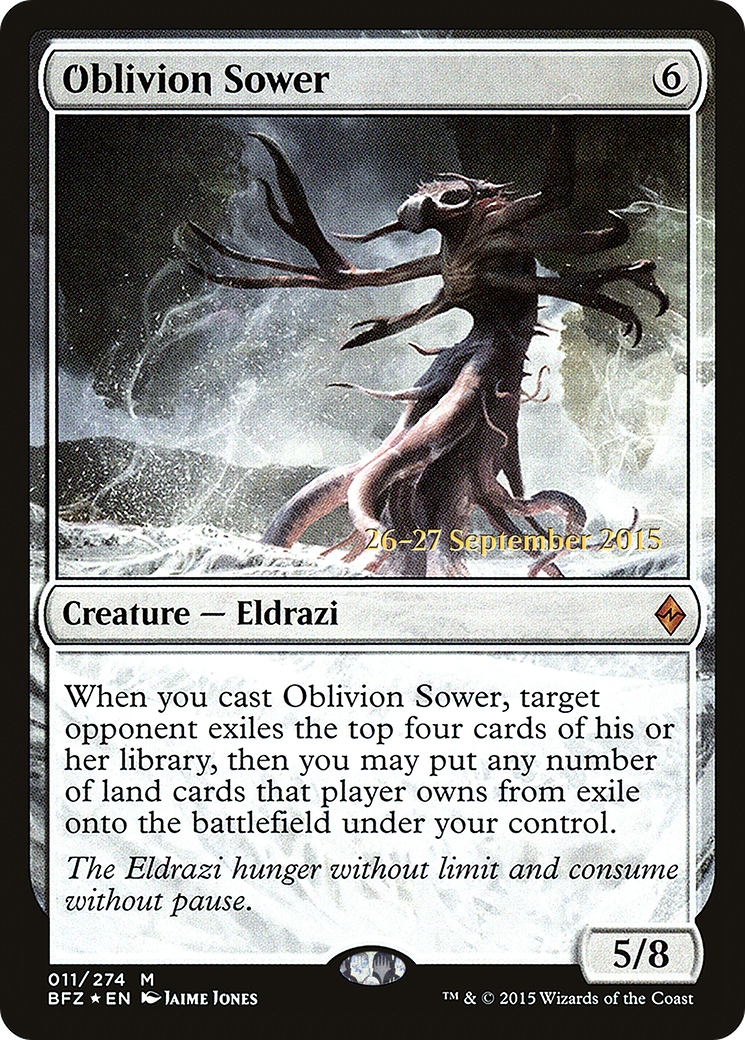 Oblivion Sower (011) Foil - Battle for Zendikar Promos