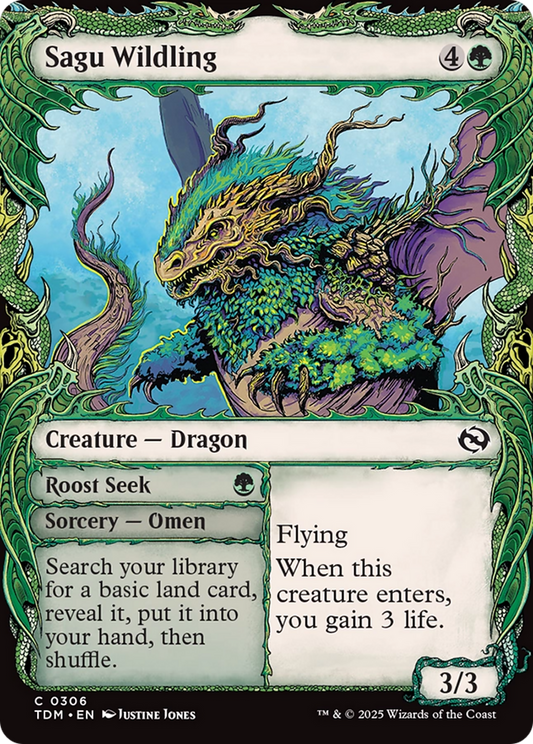 Sagu Wildling // Roost Seek (Showcase) (306) Foil - Tarkir: Dragonstorm