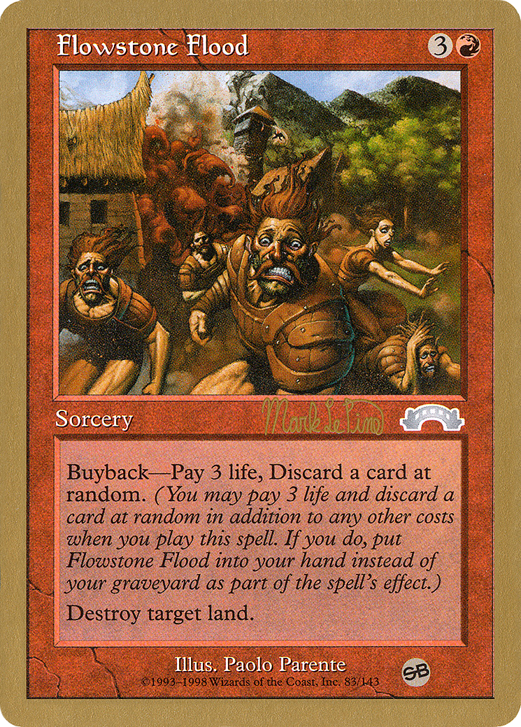 Flowstone Flood (Retro) (mlp83sb) - World Championship Decks 1999