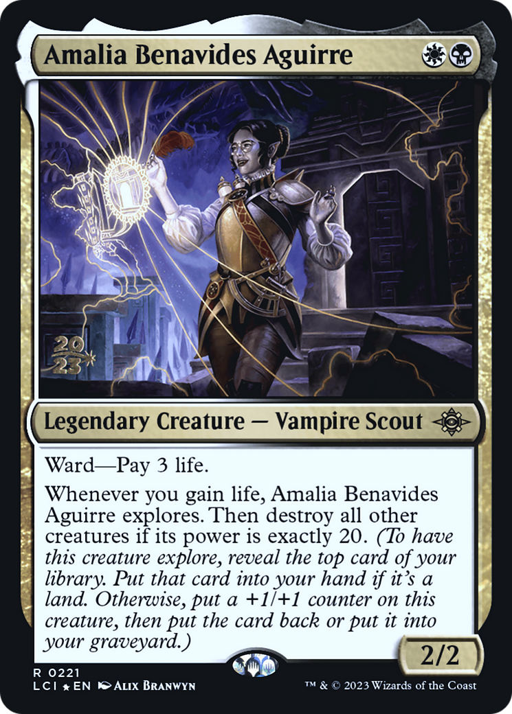 Amalia Benavides Aguirre (221) Foil - The Lost Caverns of Ixalan Promos