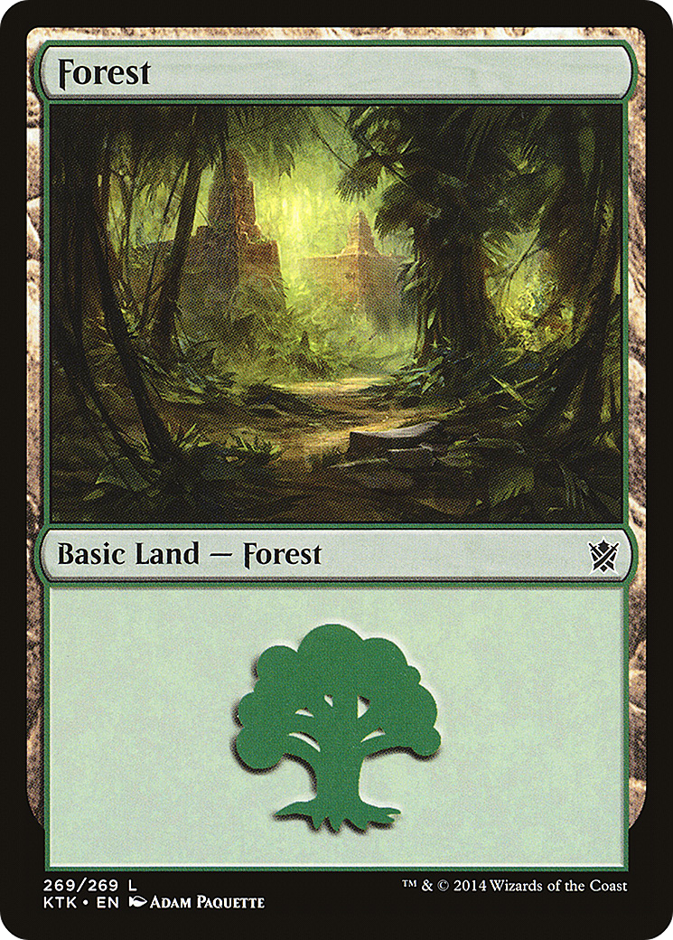 Forest (269) - Khans of Tarkir