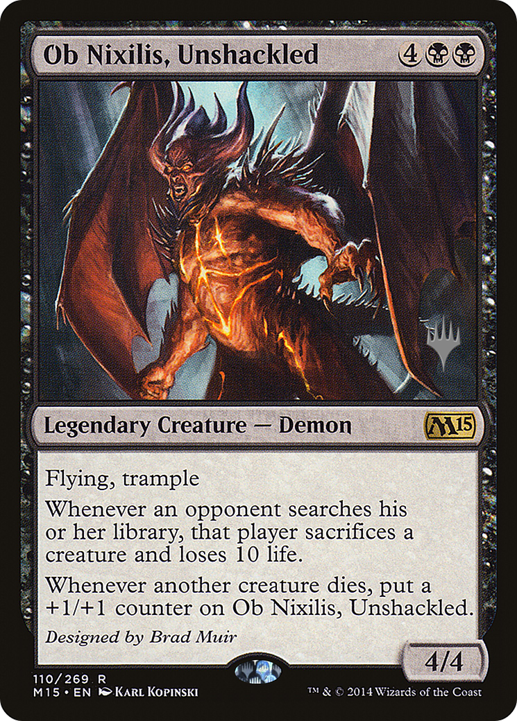 Ob Nixilis, Unshackled (110) Foil - Magic 2015 Promos