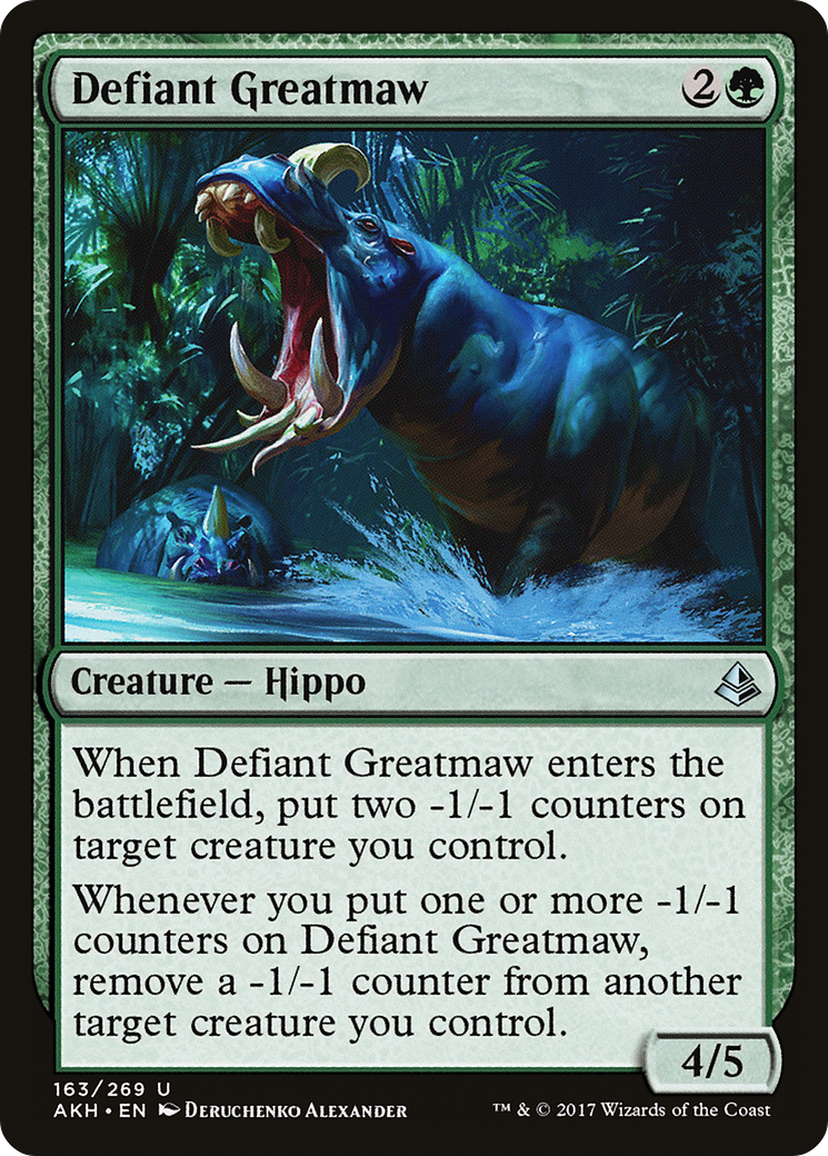 Defiant Greatmaw (163) Foil - Amonkhet