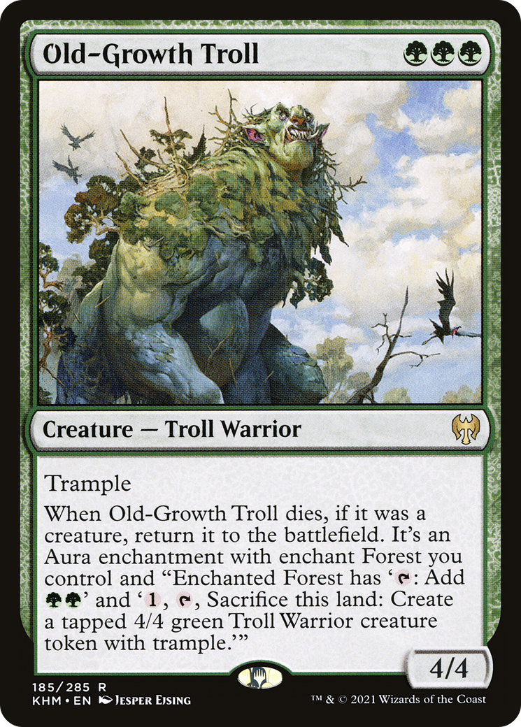 Old-Growth Troll (185) - Kaldheim