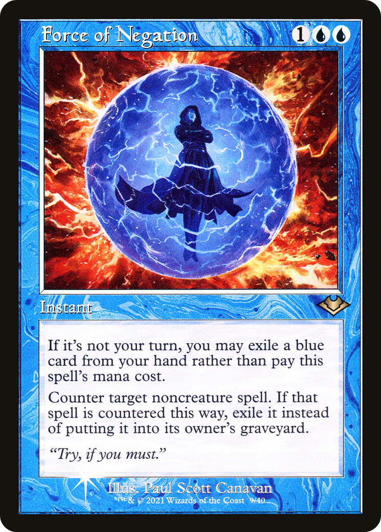 Force of Negation (Retro) (009) Foil - Modern Horizons 1 Timeshifts
