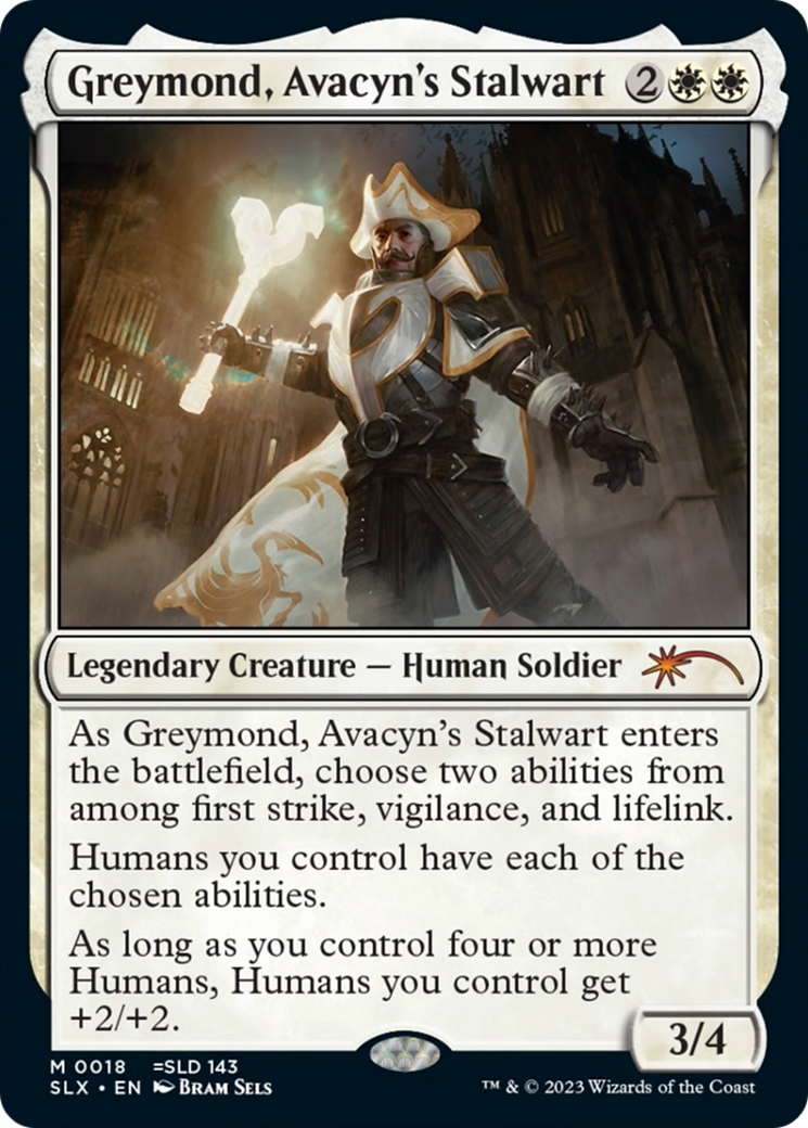 Greymond, Avacyn's Stalwart (018) - Universes Within