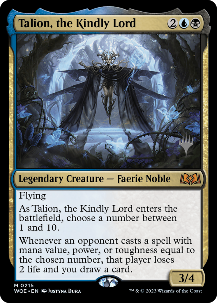 Talion, the Kindly Lord (215) Foil - Wilds of Eldraine Promos