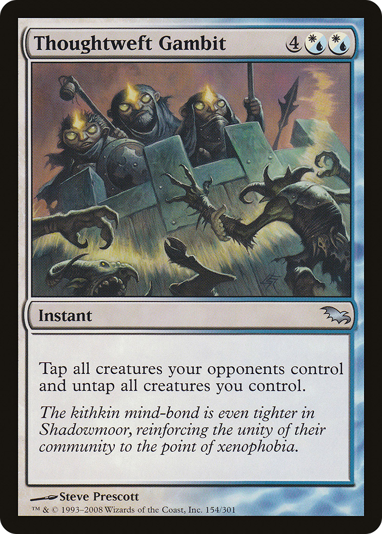 Thoughtweft Gambit (154) - Shadowmoor