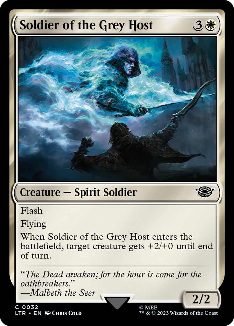 Soldier of the Grey Host (032) Foil - The Lord of the Rings: Tales of Middle-earth