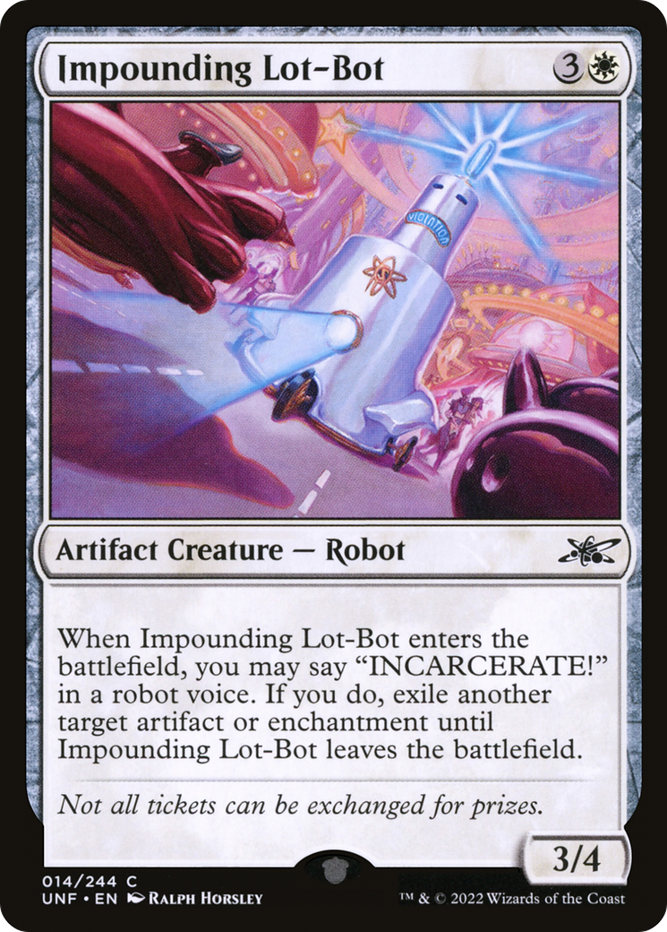 Impounding Lot-Bot (014) Foil - Unfinity