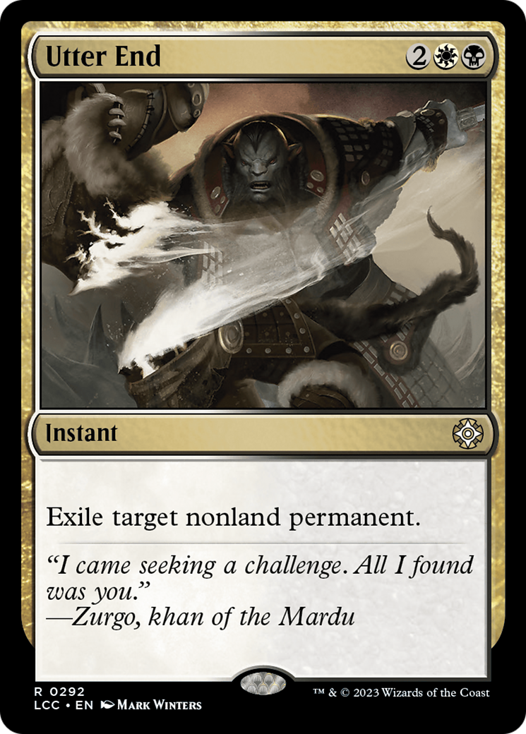 Utter End (292) - The Lost Caverns of Ixalan Commander