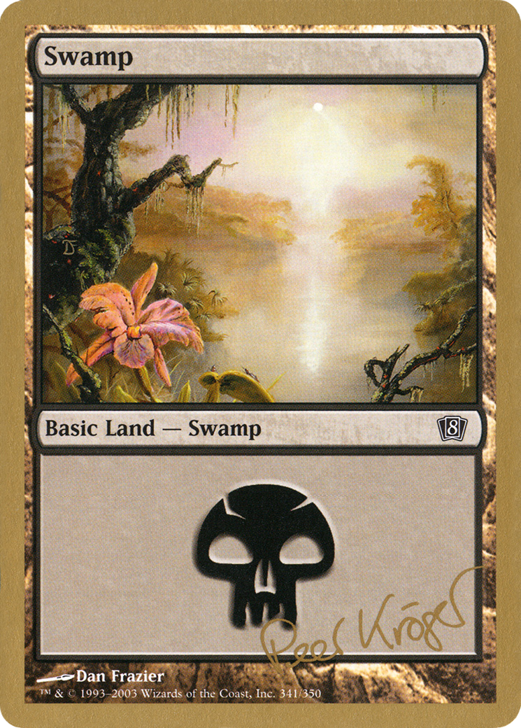 Swamp (341) - 2003 Peer Kroger (8ED) - World Championship Decks 2003