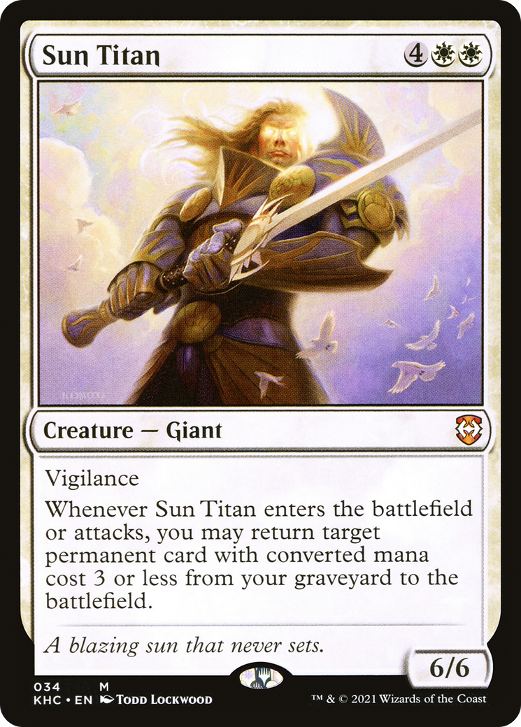 Sun Titan (034) - Kaldheim Commander