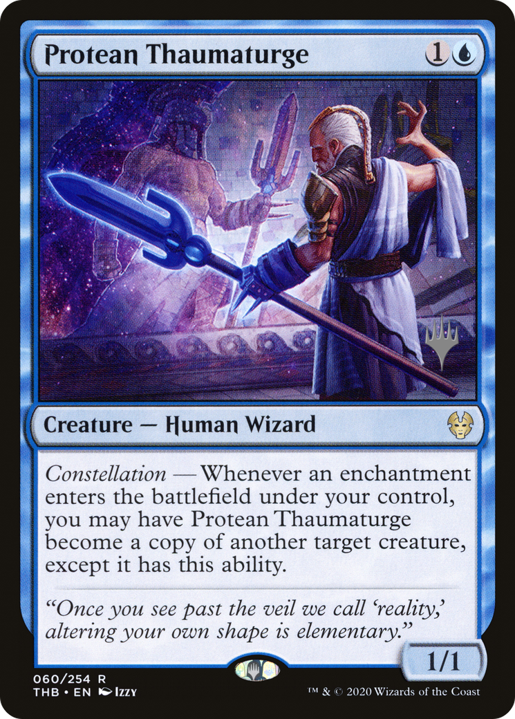 Protean Thaumaturge (60p) Foil - Theros Beyond Death Promos