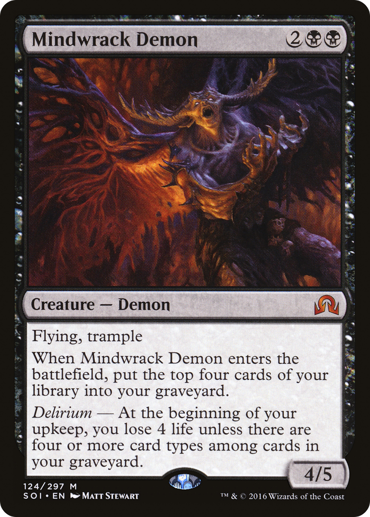 Mindwrack Demon (124) - Shadows over Innistrad
