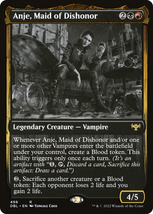 Anje, Maid of Dishonor (498) Foil - Innistrad: Double Feature